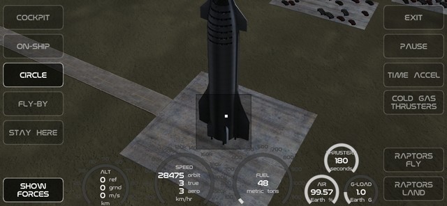 This iOS Simulator Game Lets You Fly the SpaceX Starship - 5