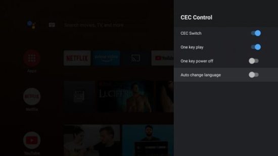 Hdmi cec android tv настройка