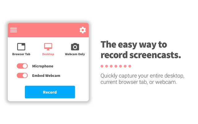 Screencastify screen recording Chrome extensions