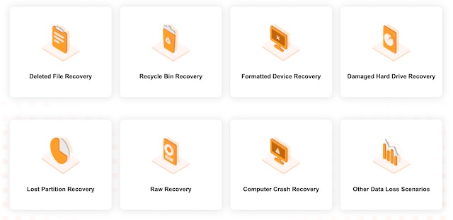 3. Supports Recovery of Data for Several Data Loss Scenarios