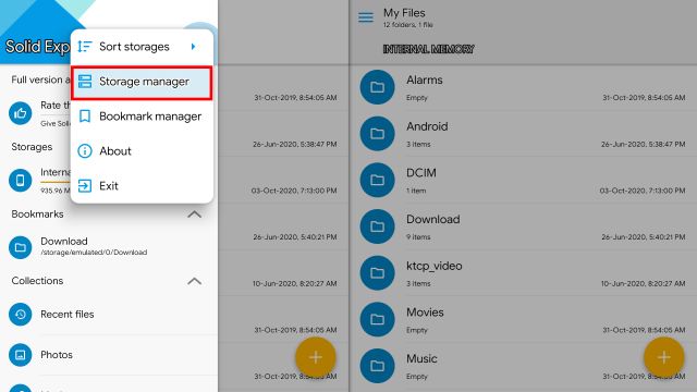 Transferir archivos a Android TV con servicio en la nube