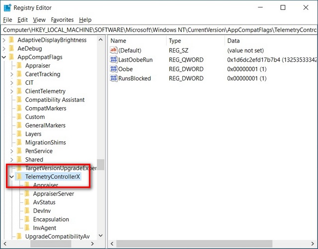 Disable Compatibility Telemetry Service in Windows 10
