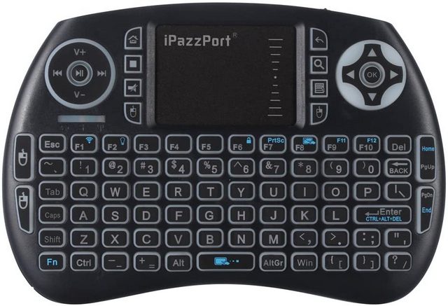 iPazzPort Mini Wireless Keyboard with Touchpad