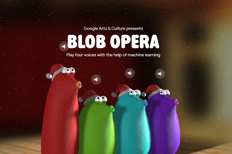 Erstellen Sie Ihr eigenes Weihnachtslied mit der AI Blob Opera von Google