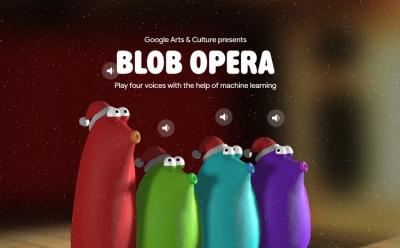 Googl blob opera christmas song creator