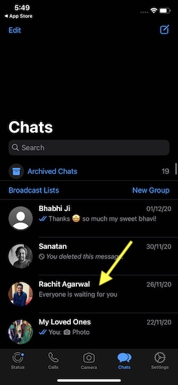 How to Change WhatsApp Background for Individual Chats | Beebom