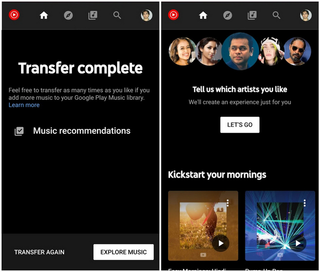 How to Transfer Google Play Music Library to YouTube Music - 11