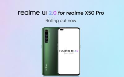 Realme UI 2.0 Based on Android 11 Starts Rolling out to Realme X50 Pro