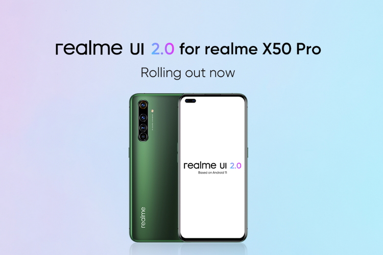 Realme UI 2.0 Based on Android 11 Starts Rolling out to Realme X50 Pro