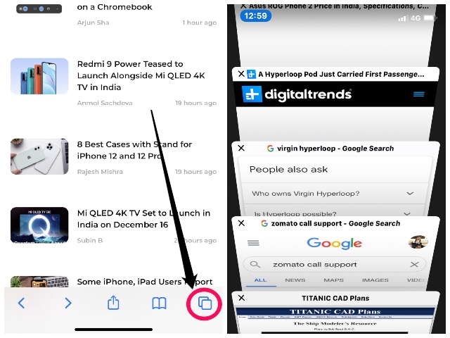 safari ios 8