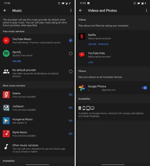 2. Link Spotify/Netflix with Google Assistant
