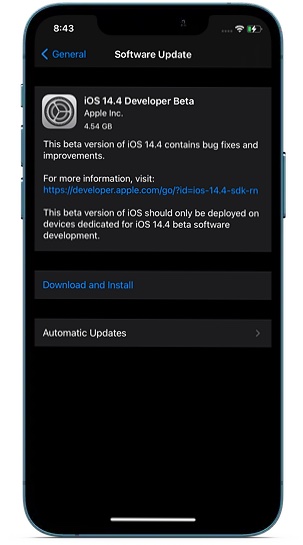 Update Software on iPhone