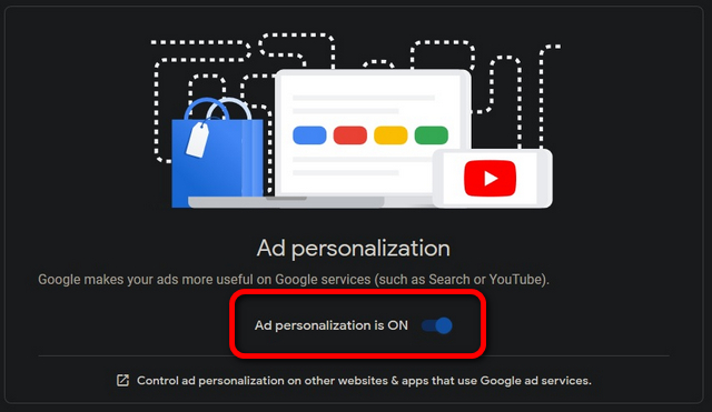 Personalisierung von Google-Anzeigen