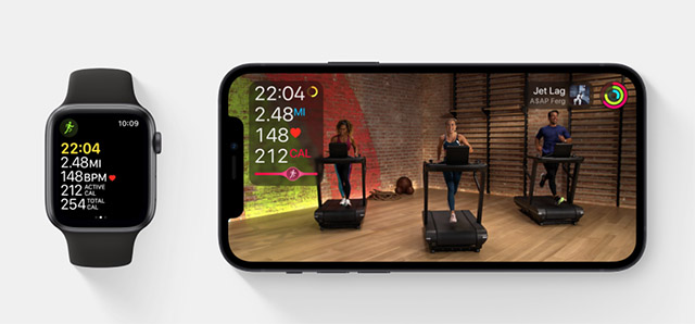 apple fitness+ interface