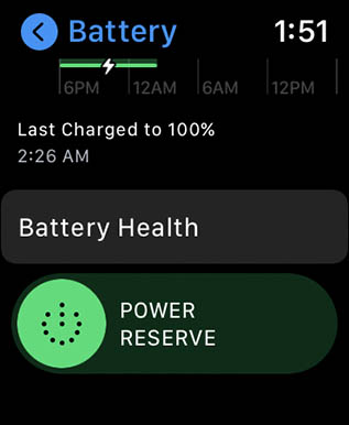 battery health option watchos