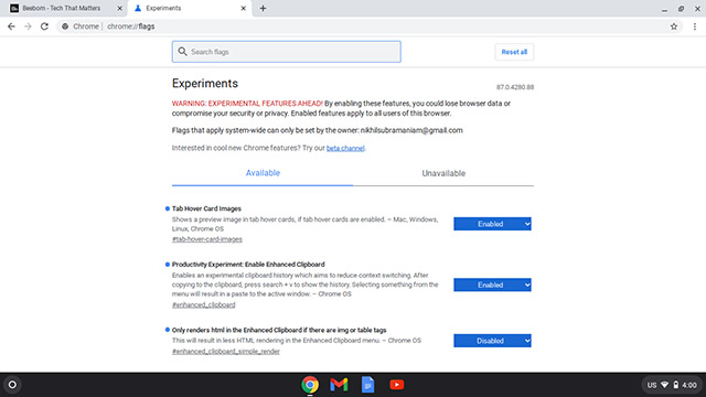 How to Enable  Holding Space  in Chrome OS - 23