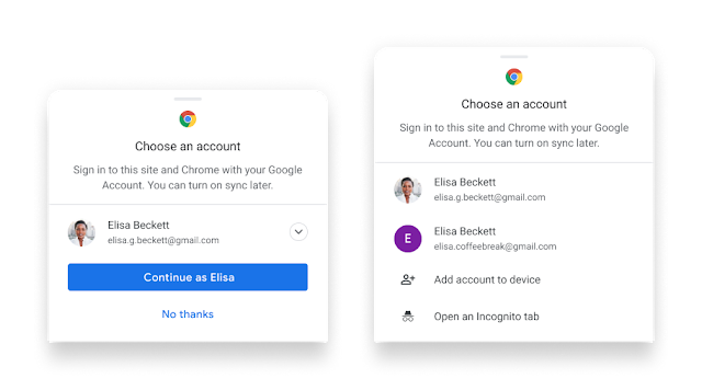 chrome sign-in android