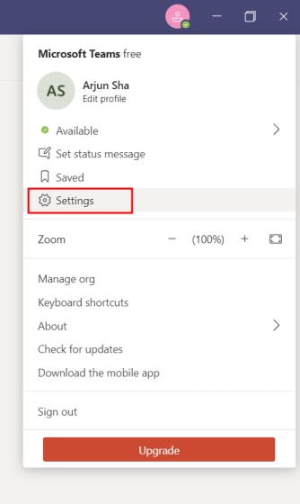 Enable Noise Cancellation on Microsoft Teams
