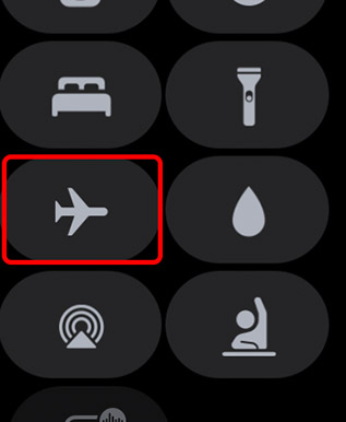 habilitar el Apple Watch en modo avión