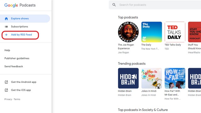 How to Subscribe to Private RSS Feeds on Google Podcasts | Beebom