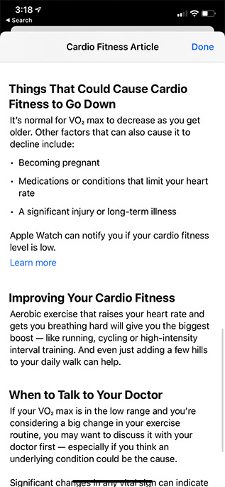 how to improve cardio fitness levels