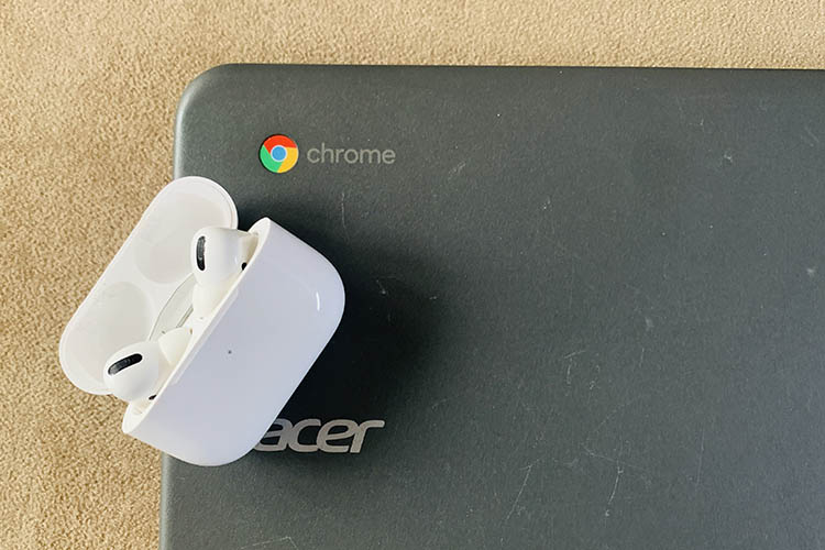 How to connect best sale fake airpods to chromebook