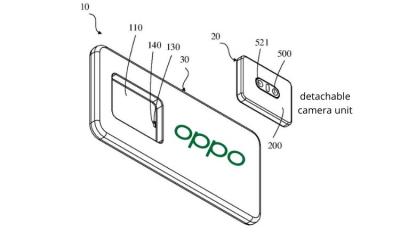 oppo patent smartphone with detachable camera