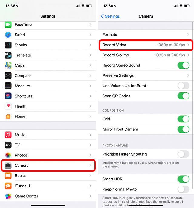 How to Record Video in PAL Format in iPhone Beebom