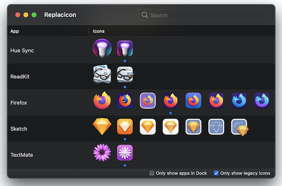 firefox icons for mac