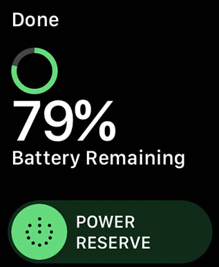 use power reserve mode