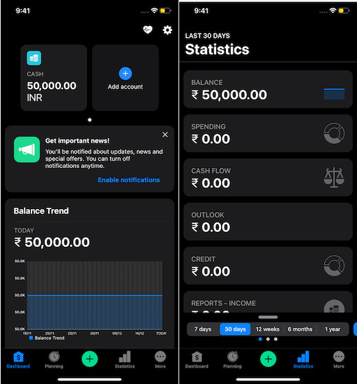 wallet app for expense tracker