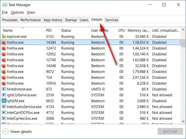 Could not allocate page table memory при обновлении bios