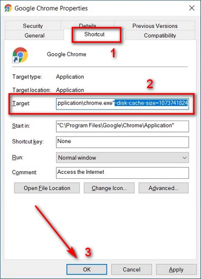 allocate more ram to specific apps chrome