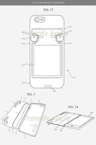 Apple patent iphone cases with airpods charging