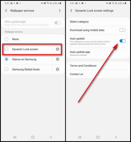 Samsung Automatically Change Lock Screen Wallpapers on Android