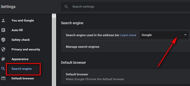 How to Change Default Search Engine in Google Chrome | Beebom