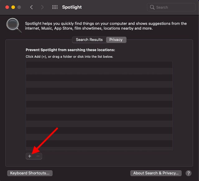 How to Prevent Spotlight from Searching Specific Folder on Mac - 55