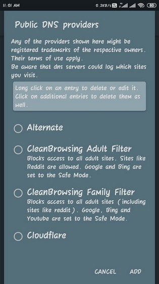 DNSChanger for IPv4 IPv6 2