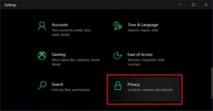 how to enable camera and mic on windows 10