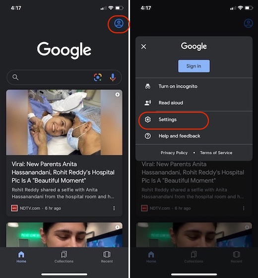Enable or Disable Google SafeSearch on iOS 1