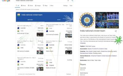 Google celebrates India's historic victory