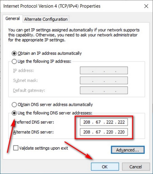 كيفية تغيير إعدادات DNS في نظام التشغيل Windows 10