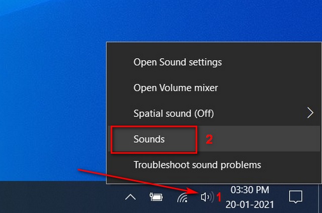 windows 10 startup sound enable