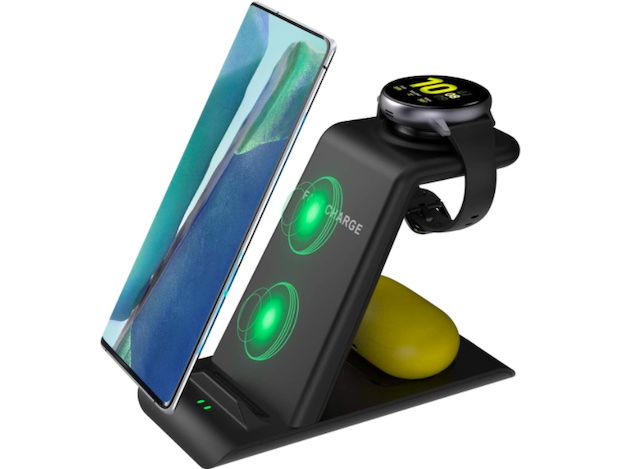 Kartice 3 in 1 Wireless Charger Station Compatible with Samsung Galaxy S21 Ultra