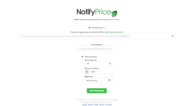 NotifyPrice