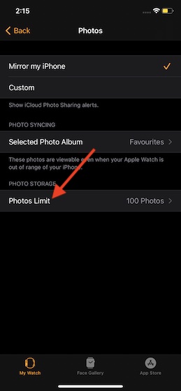 Limite De Photos Sur Apple Watch