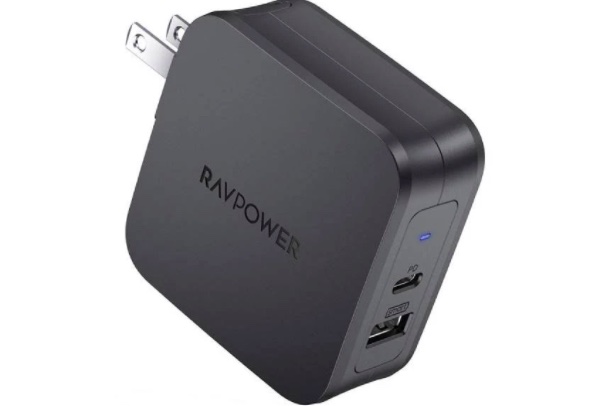 RAWPower Pioneer 61W 2-Port USB C Wall Charger