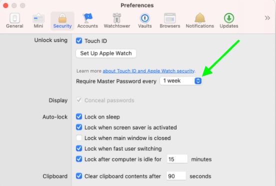 How to Use Mac Touch ID in 1Password Chrome Extension - 71