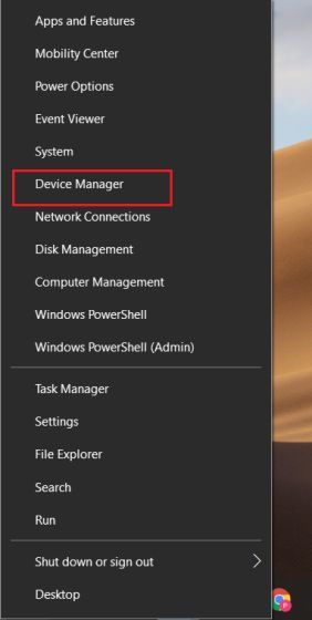 device manager