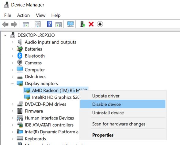 device manager